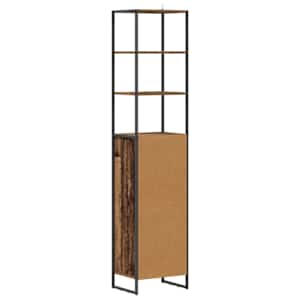 Koupelnová skříň Staré dřevo 40 x 30 x 180 cm kompozitní dřevo - obrázek 7
