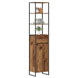 Koupelnová skříň Staré dřevo 40 x 30 x 180 cm kompozitní dřevo - obrázek 3