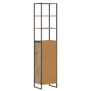 Koupelnová skříň Umělecký dub 40 x 30 x 180 cm kompozitní dřevo - obrázek 7