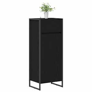 Koupelnová skříň Černý dub 40 x 30 x 100 cm kompozitní dřevo - obrázek 3