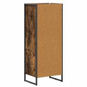 Koupelnová skříň Kouřový dub 40 x 30 x 100 cm kompozitní dřevo - obrázek 7