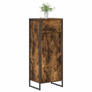 Koupelnová skříň Kouřový dub 40 x 30 x 100 cm kompozitní dřevo - obrázek 3