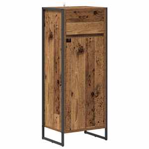Koupelnová skříň Staré dřevo 40 x 30 x 100 cm kompozitní dřevo - obrázek 2
