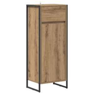 Koupelnová skříň Umělecký dub 40 x 30 x 100 cm kompozitní dřevo - obrázek 2