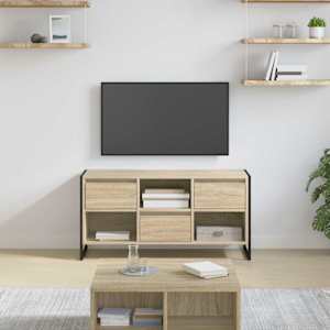 TV omarica s predalom Sonoma 100 x 36 x 49,5 cm Konstruiran les