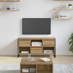 Televizní skříň 100 x 36 x 49,5 cm Umělecký dub - obrázek 1