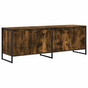 Televizní skříň Kouřový dub 140 x 36 x 49.5 cm kompozitní dřevo - obrázek 2