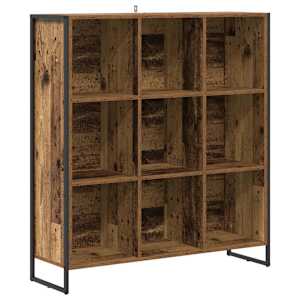 vidaXL Raamaturiiul 99.5 x 30 x 108.5 cm Tehispuit Vana puit