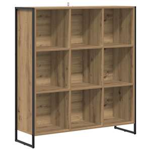 vidaXL Raamaturiiul 99.5 x 30 x 108.5 cm Tehispuit Artisani tamme