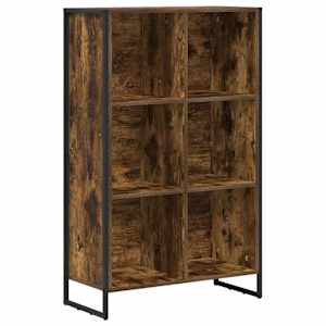vidaXL Raamaturiiul 99.5 x 30 x 108.5 cm Tehispuit Suitsu tamm