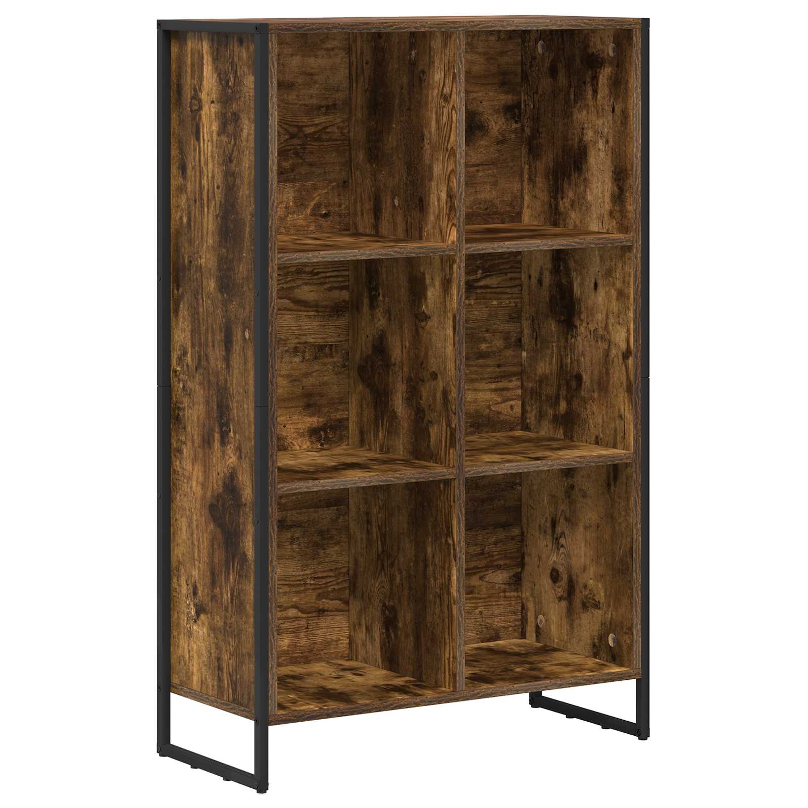 vidaXL Könyvespolc Füstös tölgy 99.5 x 30 x 108.5 cm Faanyag-image-886536