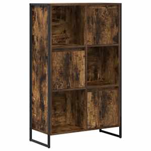 vidaXL Raamaturiiul 68 x 30 x 108.5 cm Tehispuit Suitsu tamm