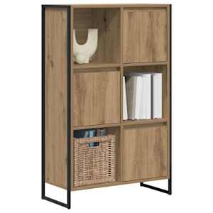 Knihovna 68 x 30 x 108.5 cm kompozitní dřevo Umělecký dub - obrázek 3