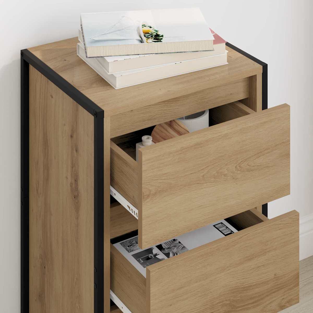 Sideboard 43 x 36 x 75,5 cm Konstrueret træ - Billede 4