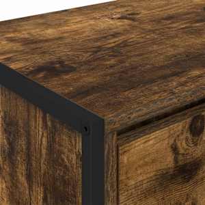 Televizní skříň Kouřový dub 100 x 36 x 49,5 cm kompozitní dřevo - obrázek 9
