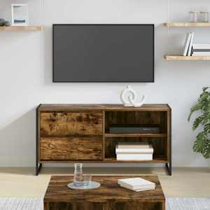TV omarica Dimni hrast 100 x 36 x 49,5 cm Konstruiran les