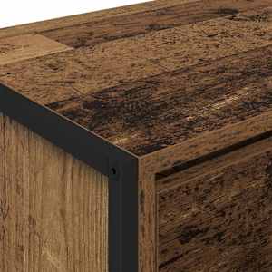 Televizní skříň Staré dřevo 100 x 36 x 49,5 cm kompozitní dřevo - obrázek 9