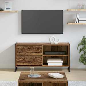 Televizní skříň Staré dřevo 100 x 36 x 49,5 cm kompozitní dřevo - obrázek 1