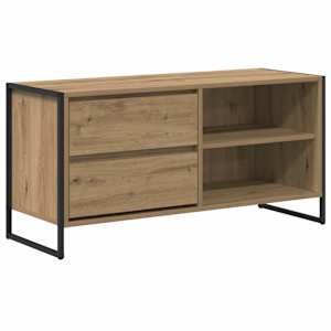 Televizní skříň se zásuvkou Umělecký dub 100 x 36 x 49,5 cm - obrázek 2