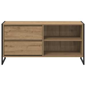 Televizní skříň se zásuvkou Umělecký dub 100 x 36 x 49,5 cm - obrázek 6