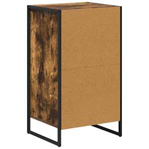 Servírovací skříň se zásuvkou Kouřový dub 81 x 36 x 150.5 cm - obrázek 8