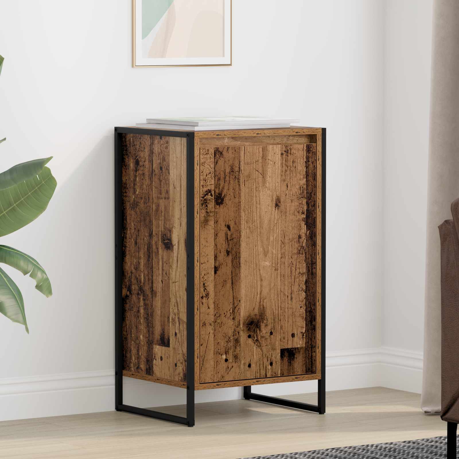 vidaXL Bufet Lemn Vechi 43 x 36 x 75,5 cm Lemn compozit