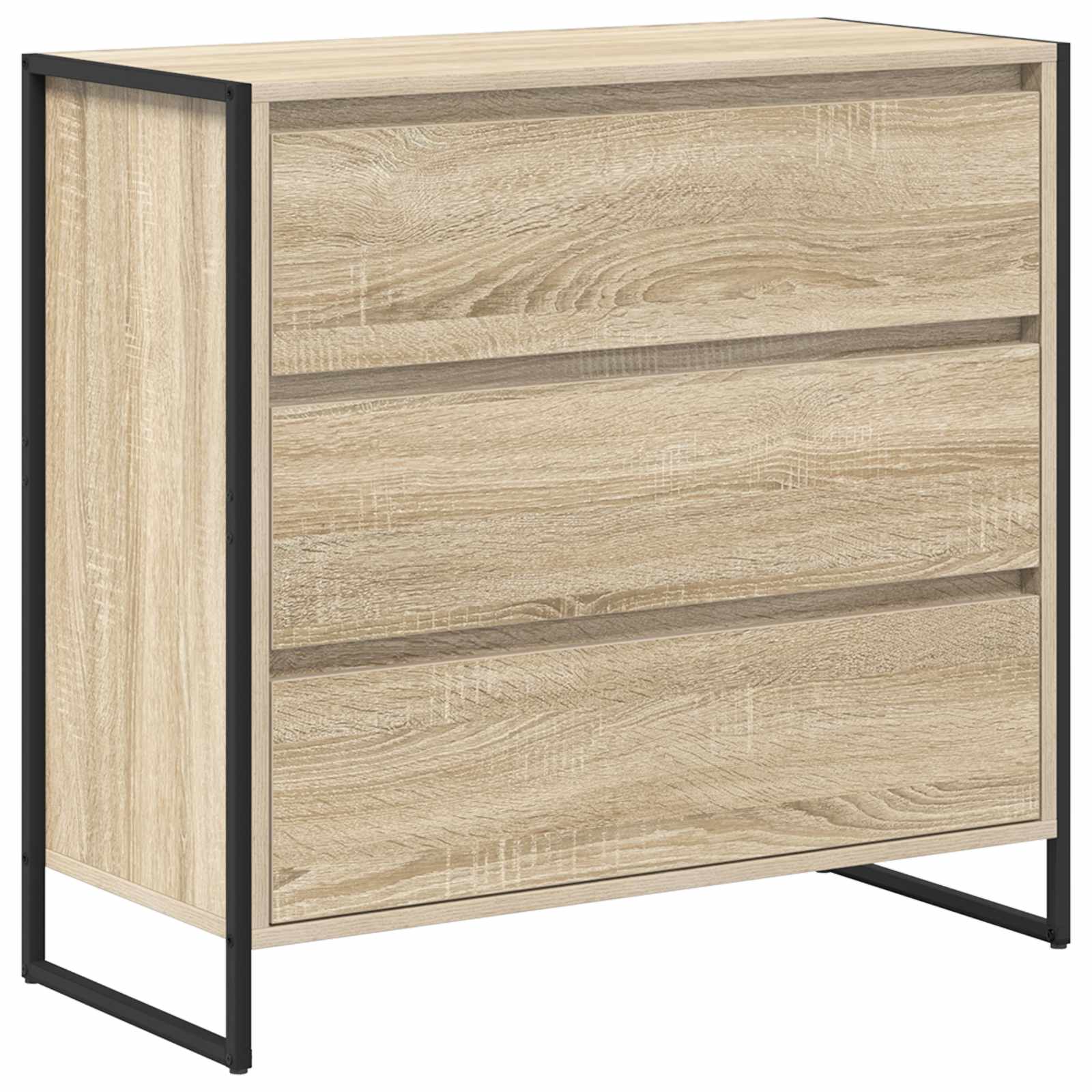 Thumbnail - vidaXL Sideboard mit Schubladen Sonoma 79 x 36 x 75.5 cm Holzwerkstoff