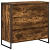 vidaXL K&otilde;ide Suitsutatud tamm 79 x 36 x 75.5 cm Tehispuit