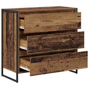 Servírovací skříň se zásuvkou Staré dřevo 79 x 36 x 75.5 cm - obrázek 5