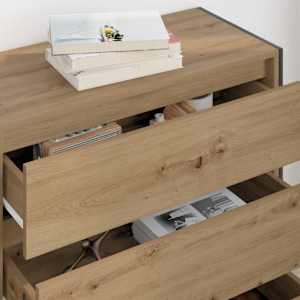 Servírovací skříň Umělecký dub 79 x 36 x 75.5 cm - obrázek 4