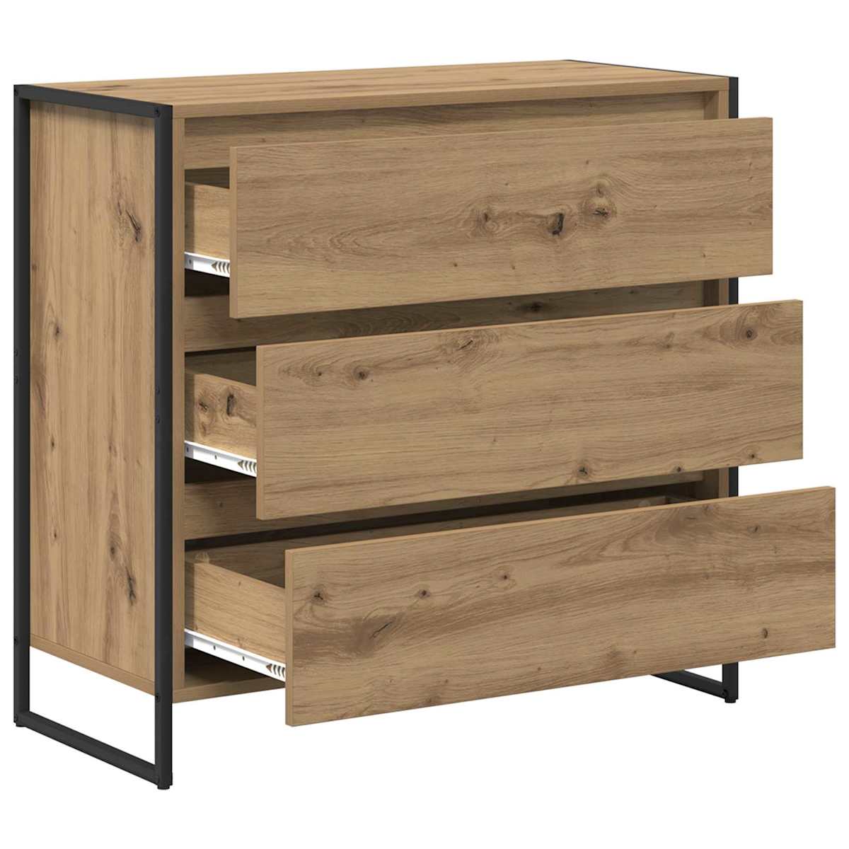 Sideboard 79 x 36 x 75.5 cm Konstrueret træ - Billede 5