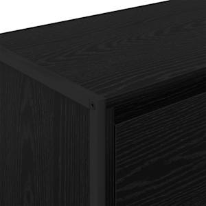 Boční skříňka Černý dub 79 x 36 x 75 cm kompozitní dřevo - obrázek 9