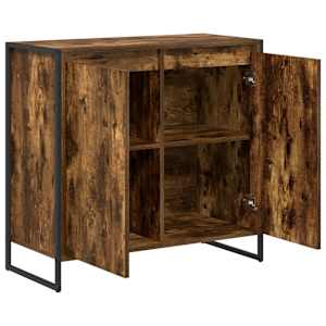 Boční skříňka Kouřový dub 79 x 36 x 75 cm kompozitní dřevo - obrázek 5