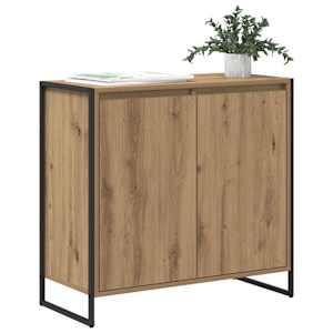 Boční skříňka Umělecký dub 79 x 36 x 75 cm kompozitní dřevo - obrázek 3