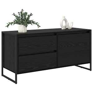 Televizní skříň Černý dub 100 x 36 x 49.5 cm kompozitní dřevo - obrázek 3