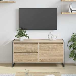 TV omarica s predalom Sonoma 100 x 36 x 49.5 cm Konstruiran les