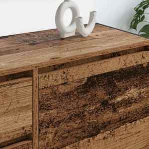 Televizní skříň Staré dřevo 100 x 36 x 49.5 cm kompozitní dřevo - obrázek 4