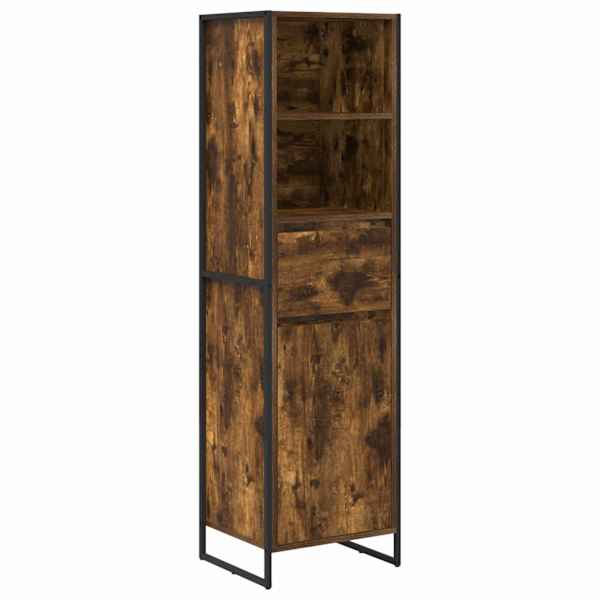vidaXL Raamaturiiul Suitsu tamm 43 x 36 x 150.5 cm Tehispuit