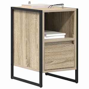 Noční stolek 2 pcs Sonoma 39,5 x 30 x 50 cm kompozitní dřevo - obrázek 3