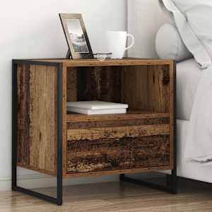 Nočna omarica 2 pcs Star les 50 x 39,5 x 50 cm Konstruiran les