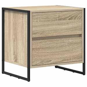 Noční stolek 2 pcs Sonoma 50 x 39.5 x 50 cm kompozitní dřevo - obrázek 5