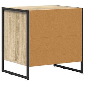 Noční stolek 2 pcs Sonoma 50 x 39.5 x 50 cm kompozitní dřevo - obrázek 8
