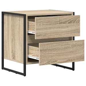 Noční stolek 2 pcs Sonoma 50 x 39.5 x 50 cm kompozitní dřevo - obrázek 11