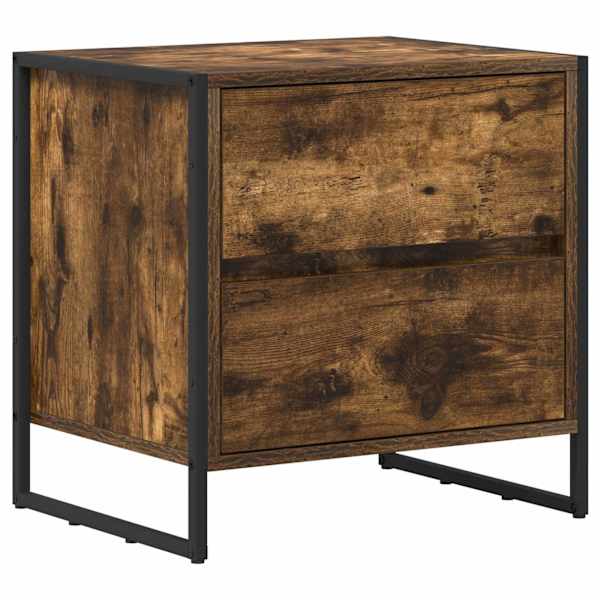 vidaXL &Ouml;&ouml;kapp Suitsu tamm 50 x 39.5 x 50 cm Tehispuit