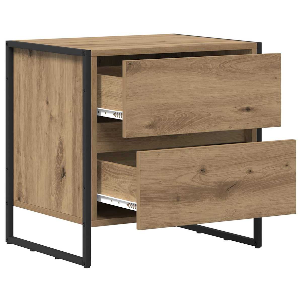 Sengebord 50 x 39,5 x 50 cm Konstrueret træ - Billede 11