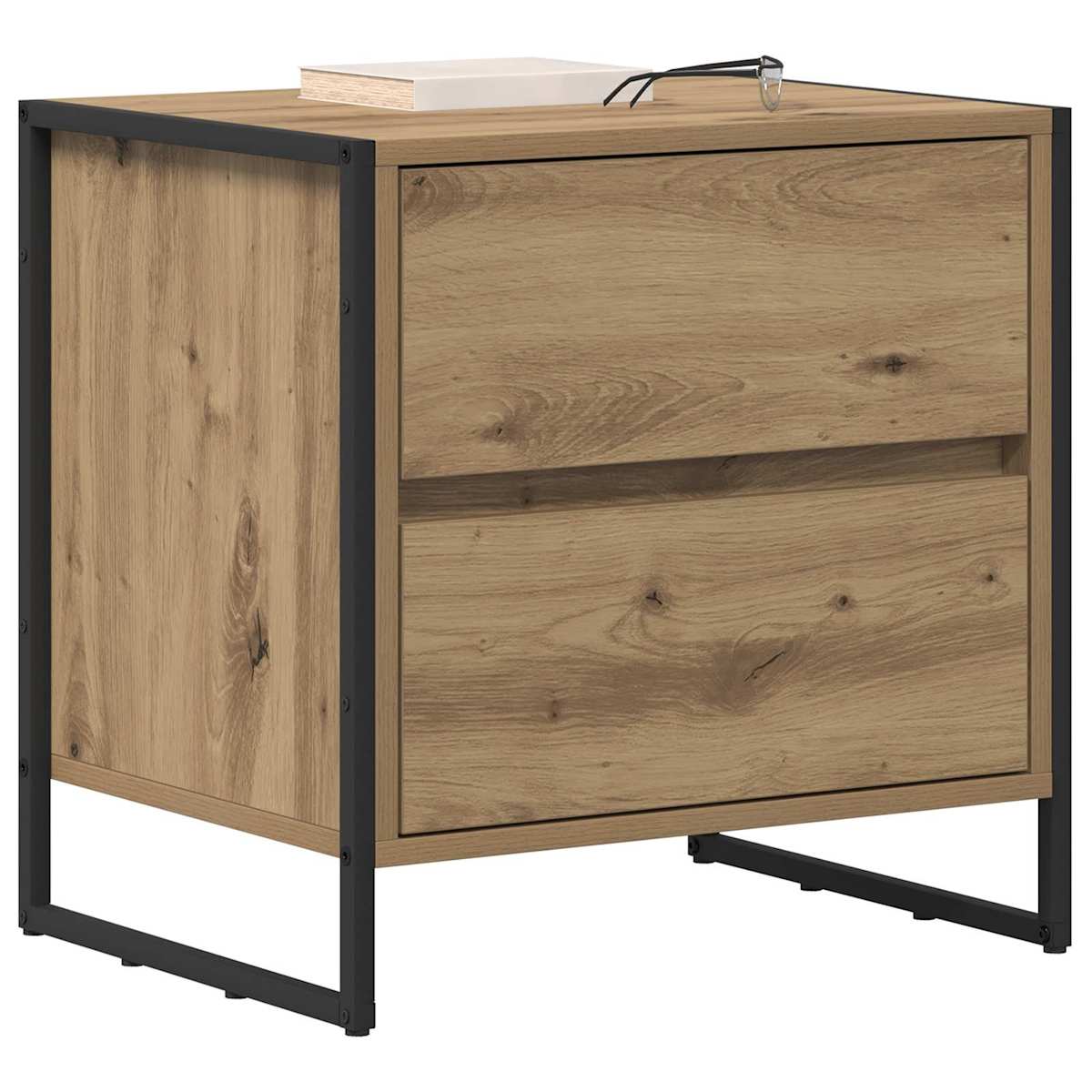Sengebord 50 x 39,5 x 50 cm Konstrueret træ - Billede 3