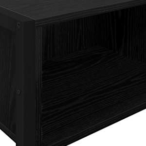 Odkládací stolek Černý dub 100 x 36 x 75 cm kompozitní dřevo - obrázek 8