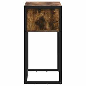 Odkládací stolek Kouřový dub 100 x 36 x 75 cm kompozitní dřevo - obrázek 6