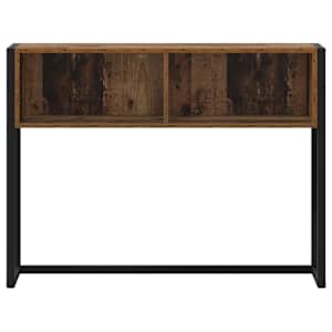 Odkládací stolek Staré dřevo 100 x 36 x 75 cm kompozitní dřevo - obrázek 5