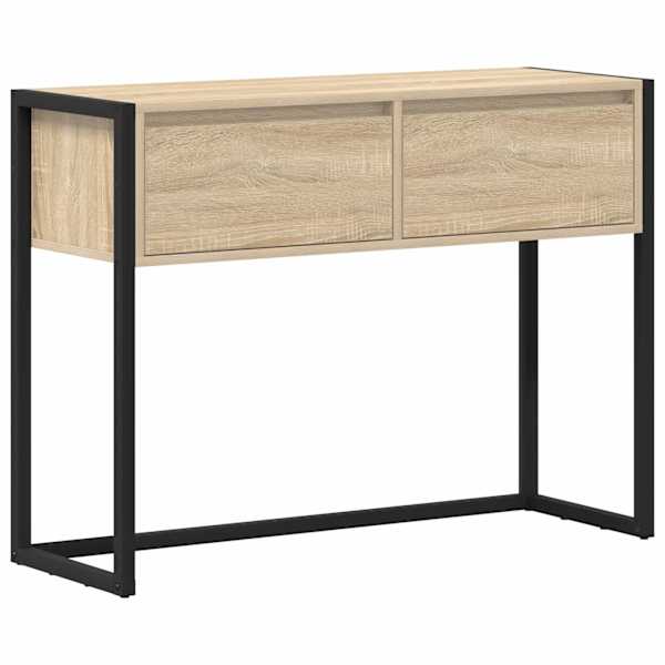 vidaXL Otsalaud Sonoma 100 x 36 x 75 cm Tehispuit